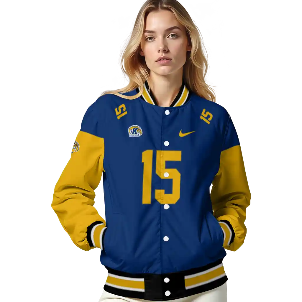 personalized kent state golden flashes team patch navy blue varsity jacket latest model personalized kent state golden flashes team patch navy blue varsity jacket latest model