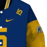 personalized kent state golden flashes team patch navy blue varsity jacket best selling