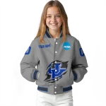 personalized kentucky wildcats feral slash grey varsity jacket best selling