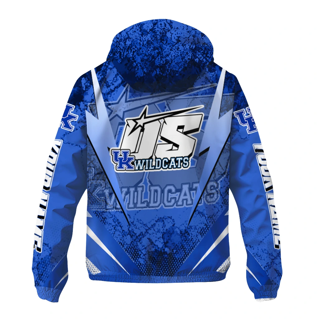 personalized kentucky wildcats us rock star blue windbreaker jacket fashion forward personalized kentucky wildcats us rock star blue windbreaker jacket fashion forward