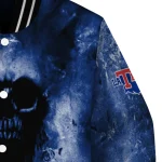 personalized la tech skull cluster blue varsity jacket best selling