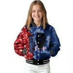 personalized la tech skull cluster blue varsity jacket best selling