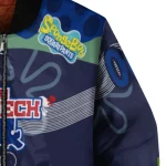 personalized la tech spongebob playtime blue bomber jacket best selling