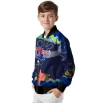 personalized la tech spongebob playtime blue bomber jacket best selling