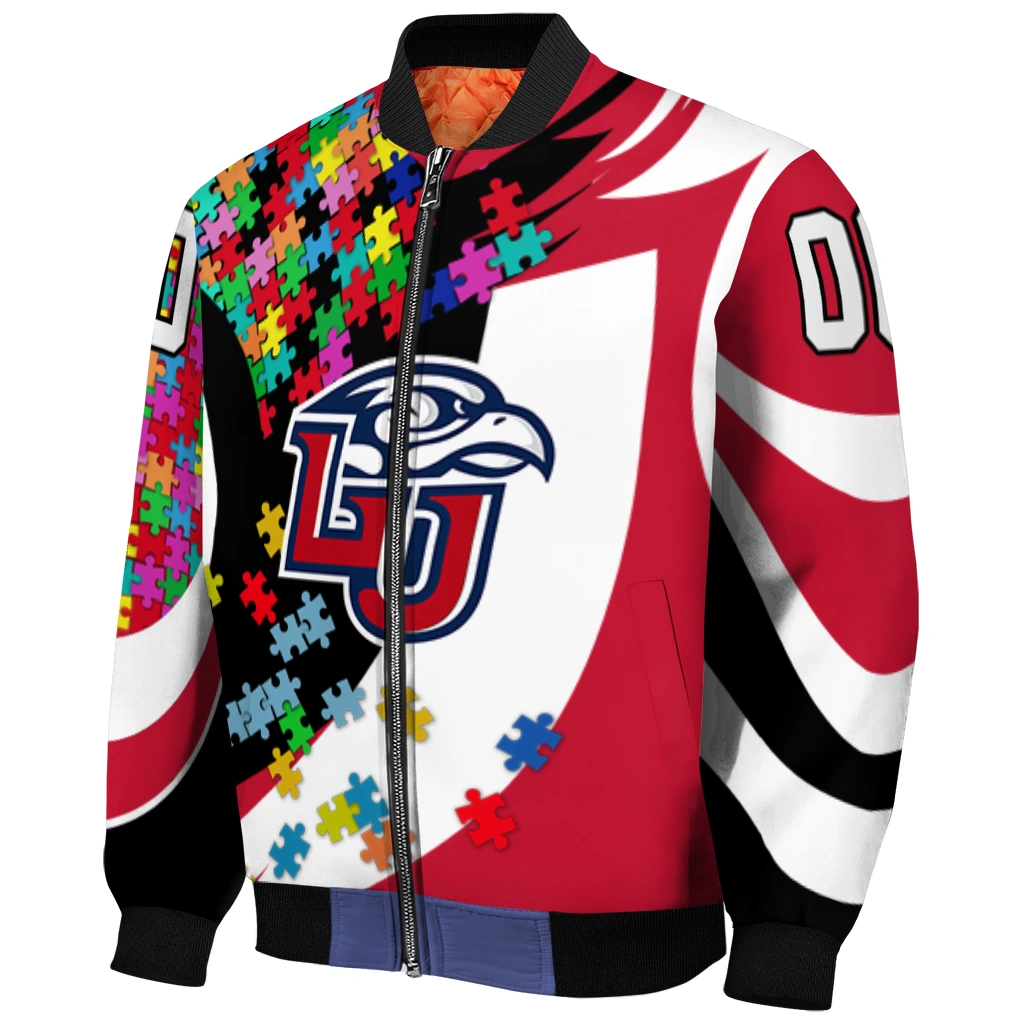 personalized liberty flames stars and stripes slashes red bomber jacket fashion forward personalized liberty flames stars and stripes slashes red bomber jacket fashion forward