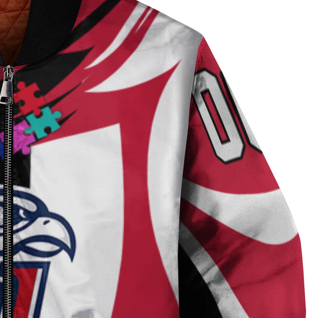 personalized liberty flames stars and stripes slashes red bomber jacket premium grade personalized liberty flames stars and stripes slashes red bomber jacket premium grade