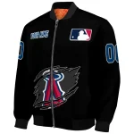 personalized los angeles angels claw fragment black bomber jacket best selling