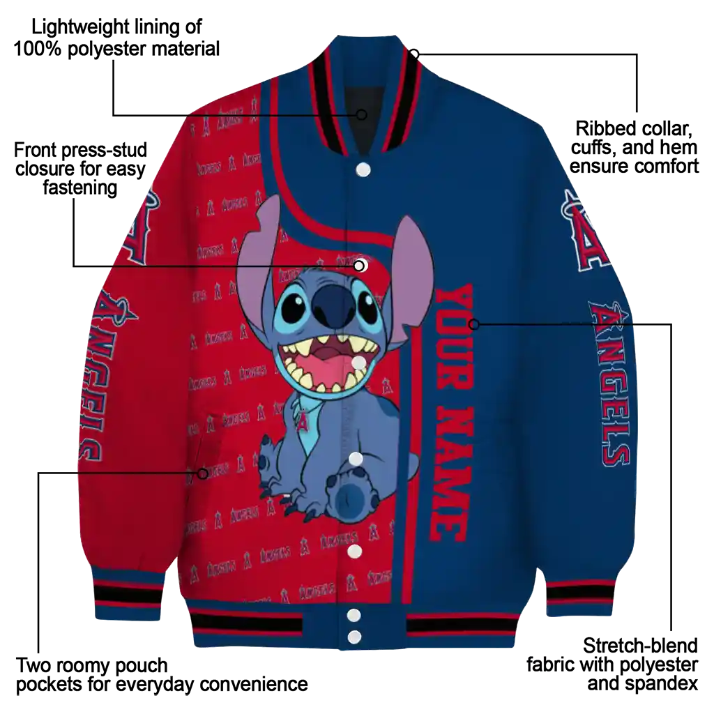 personalized los angeles angels stitch laughing blue varsity jacket new arrival personalized los angeles angels stitch laughing blue varsity jacket new arrival