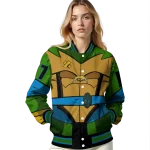 personalized los angeles chargers turtle armor varsity jacket best selling