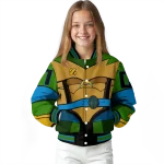 personalized los angeles chargers turtle armor varsity jacket best selling
