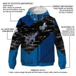 personalized los angeles dodgers arrow matrix blue black windbreaker jacket best selling
