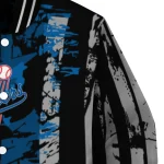 personalized los angeles dodgers star stripes blue black varsity jacket best selling