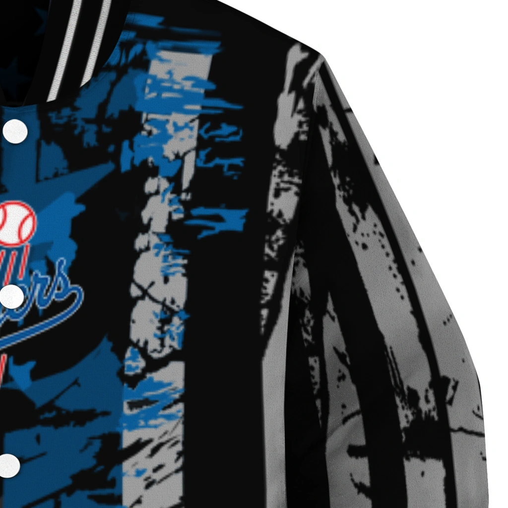 personalized los angeles dodgers star stripes blue black varsity jacket premium grade personalized los angeles dodgers star stripes blue black varsity jacket premium grade