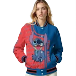 personalized los angeles dodgers stitch laughing blue varsity jacket best selling
