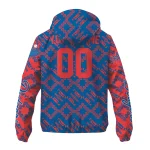 personalized los angeles dodgers trellis mesh blue windbreaker jacket best selling