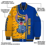 personalized los angeles rams stitch laughing blue varsity jacket best selling