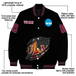 personalized louisiana monroe warhawks claw shred black varsity jacket best selling