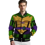 personalized lsu tigers turtle armor varsity jacket best selling