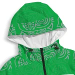 personalized marshall thundering herd cat eyes green windbreaker jacket best selling