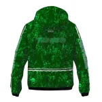 personalized marshall thundering herd shards cluster green windbreaker jacket best selling