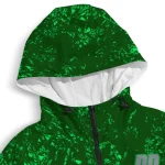personalized marshall thundering herd shards cluster green windbreaker jacket best selling