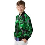 personalized marshall thundering herd skull horde green bomber jacket best selling