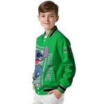 personalized marshall thundering herd stitch laughing green varsity jacket best selling