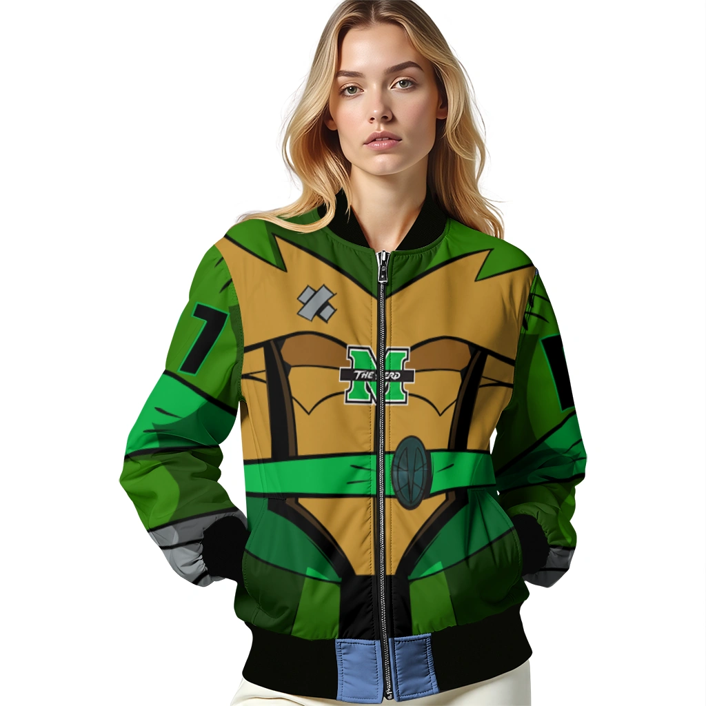 personalized marshall thundering herd turtle armor bomber jacket latest model personalized marshall thundering herd turtle armor bomber jacket latest model