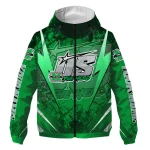 personalized marshall thundering herd us rock star green windbreaker jacket best selling