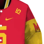 personalized maryland terrapins team patch red varsity jacket best selling