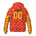 personalized maryland terrapins trellis mesh red windbreaker jacket best selling