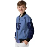 personalized memphis grizzlies team patch blue bomber jacket best selling