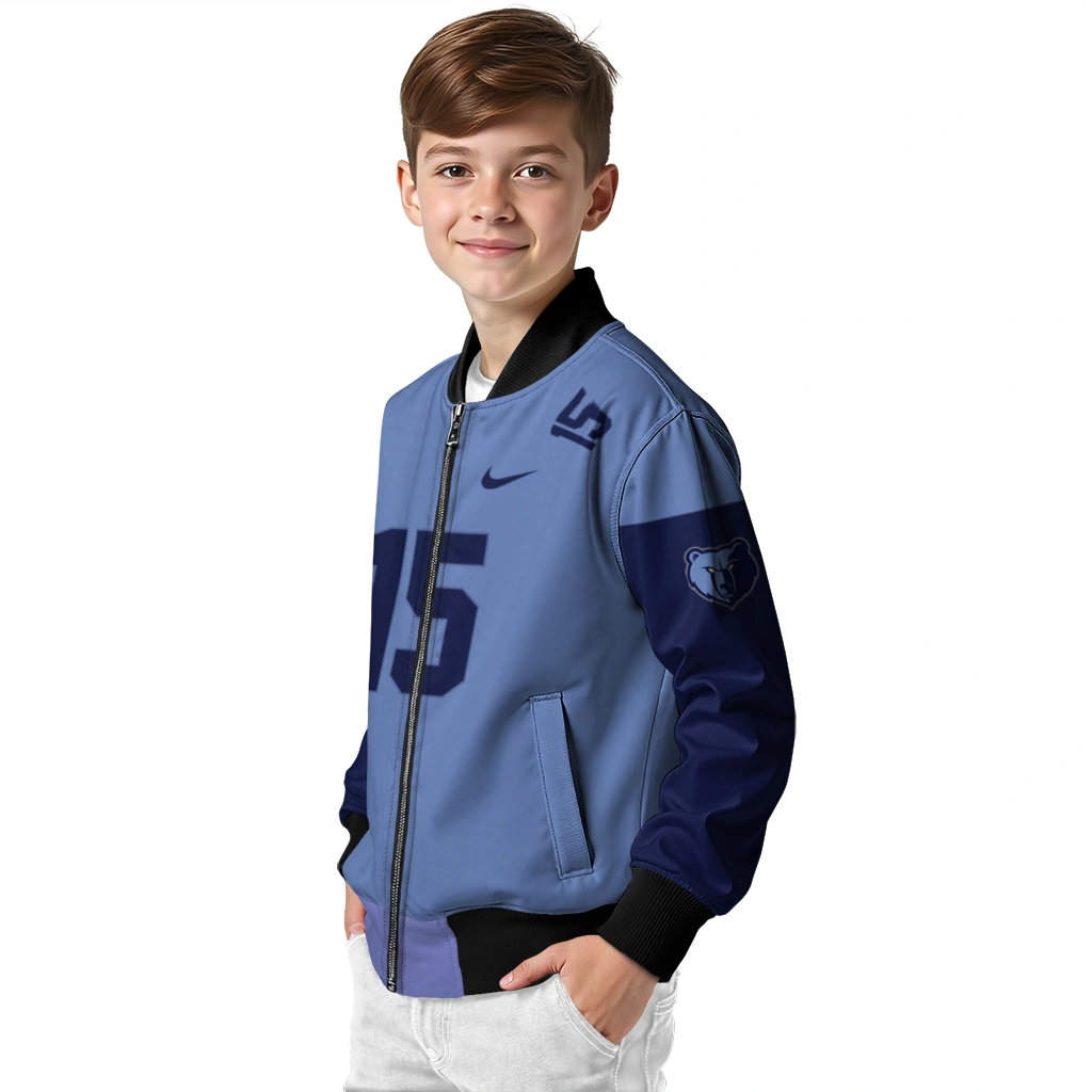 personalized memphis grizzlies team patch blue bomber jacket trendy personalized memphis grizzlies team patch blue bomber jacket trendy