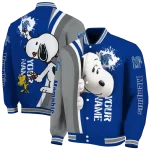 personalized memphis tigers snoopy head blue varsity jacket best selling