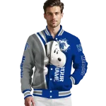 personalized memphis tigers snoopy head blue varsity jacket best selling