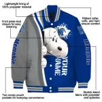 personalized memphis tigers snoopy head blue varsity jacket best selling