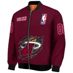 personalized miami heat claw slash red bomber jacket best selling