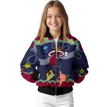 personalized miami heat spongebob playtime red blue bomber jacket best selling