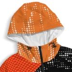 personalized miami hurricanes arrow matrix orange black windbreaker jacket best selling