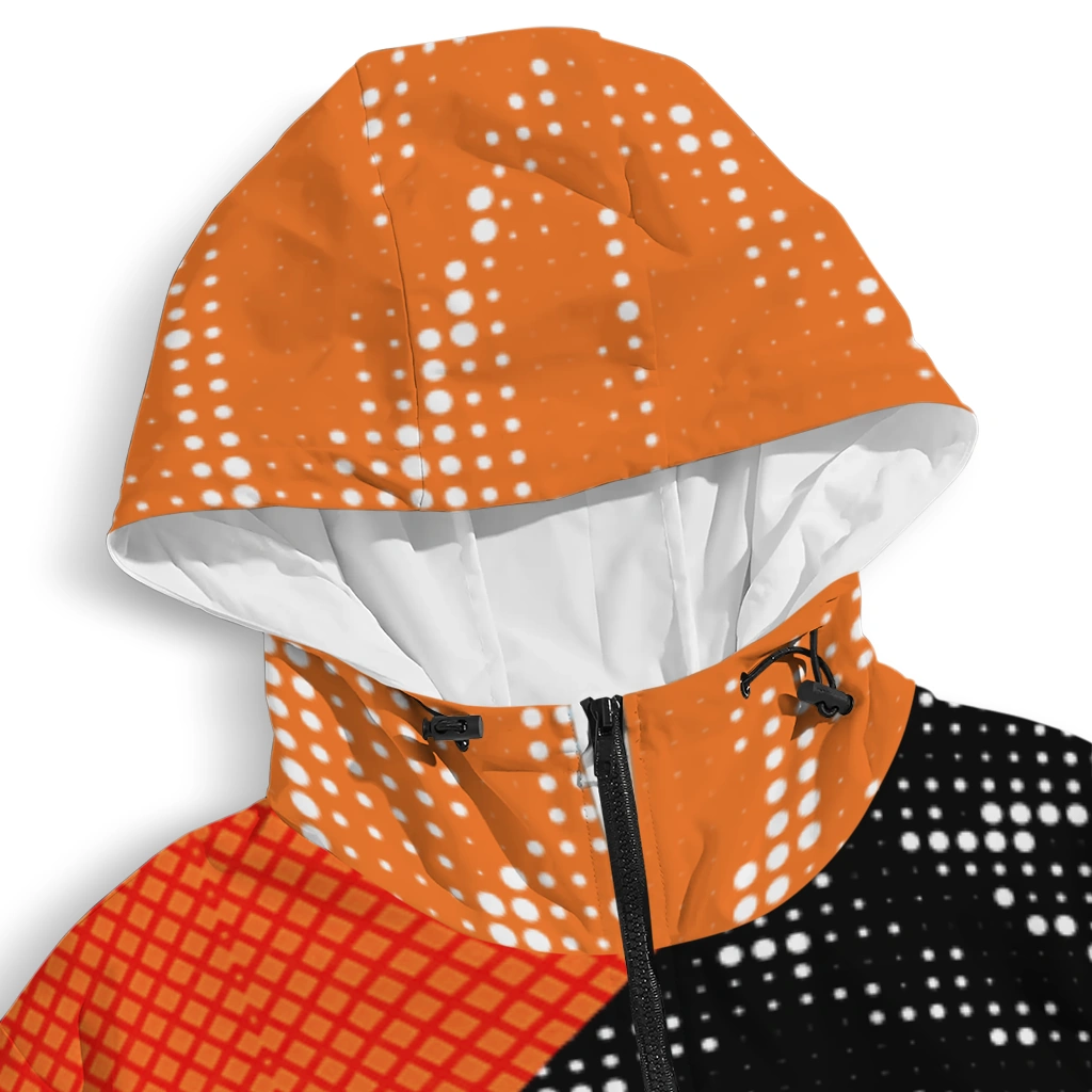 personalized miami hurricanes arrow matrix orange black windbreaker jacket premium grade personalized miami hurricanes arrow matrix orange black windbreaker jacket premium grade