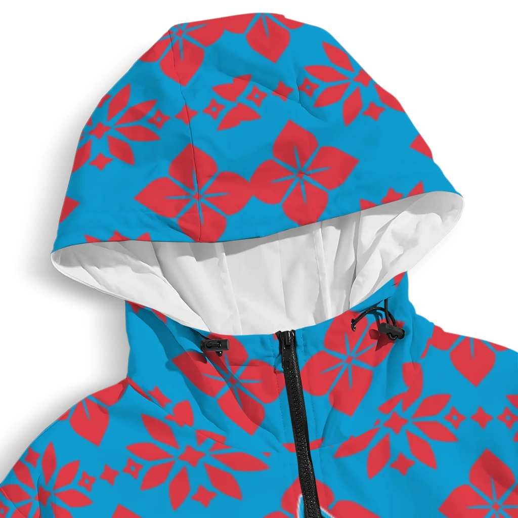 personalized miami marlins geometric blossom blue windbreaker jacket premium grade personalized miami marlins geometric blossom blue windbreaker jacket premium grade