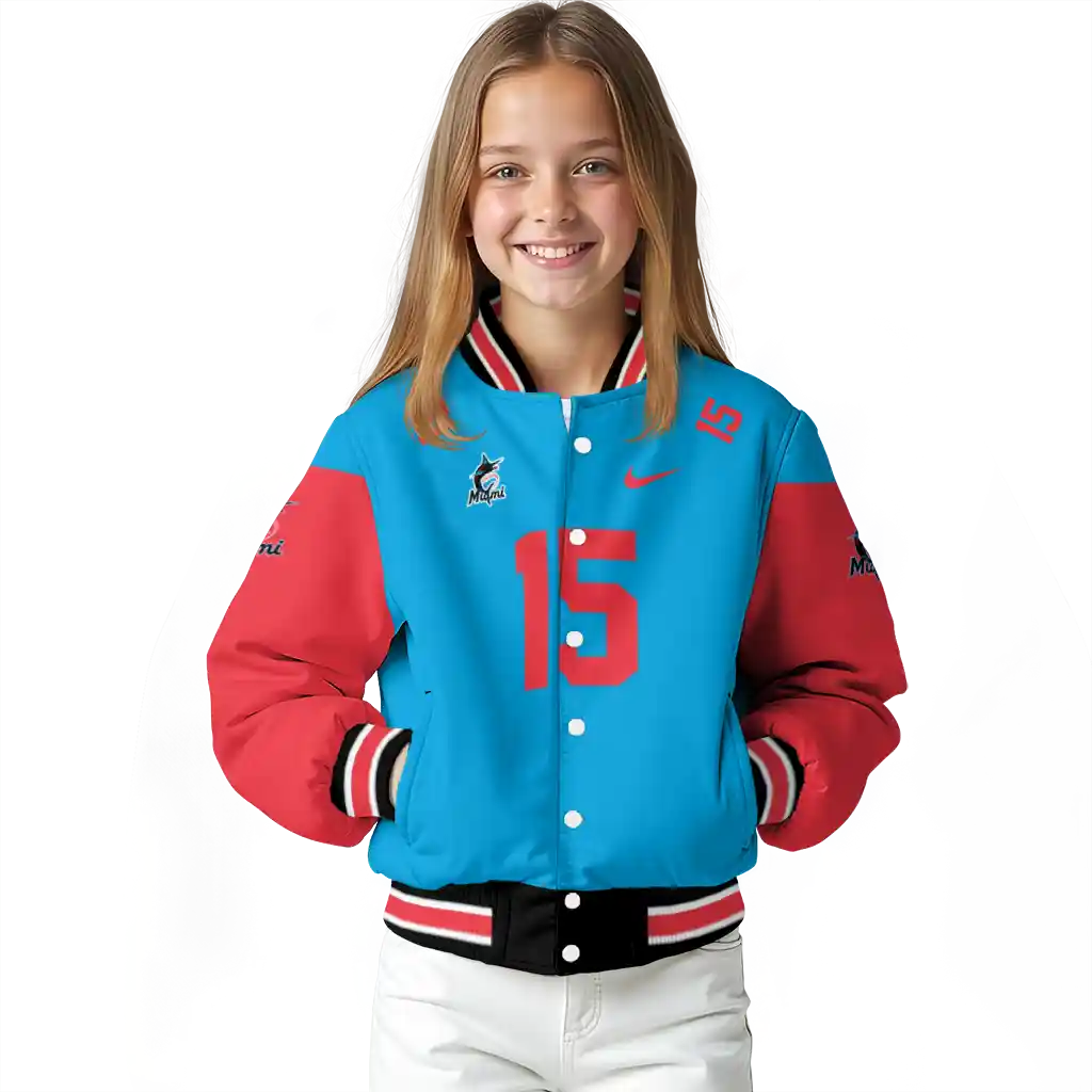 personalized miami marlins team patch blue varsity jacket top rated personalized miami marlins team patch blue varsity jacket top rated
