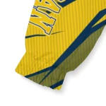personalized michigan wolverines abstract streaks blue windbreaker jacket best selling