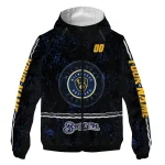 personalized milwaukee brewers shards cluster navy blue windbreaker jacket best selling