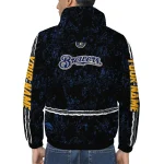 personalized milwaukee brewers shards cluster navy blue windbreaker jacket best selling