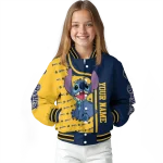 personalized milwaukee brewers stitch laughing navy blue varsity jacket best selling