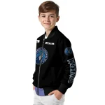 personalized minnesota timberwolves american flag skull black bomber jacket best selling