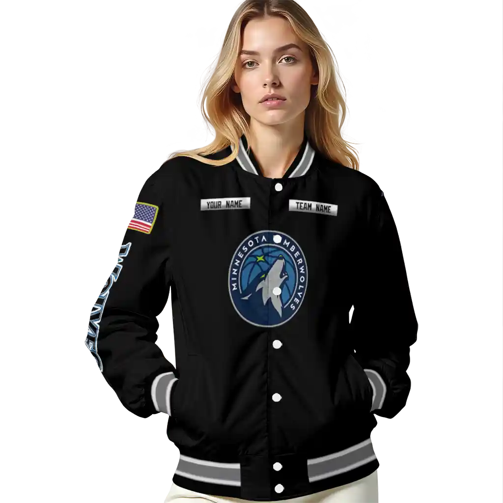 personalized minnesota timberwolves american flag skull black varsity jacket latest model personalized minnesota timberwolves american flag skull black varsity jacket latest model