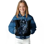 personalized minnesota timberwolves reaper hands midnight blue black varsity jacket best selling