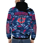 personalized minnesota twins shark art navy windbreaker jacket best selling